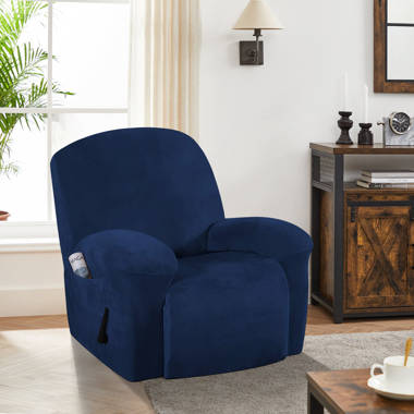 Navy recliner online cover